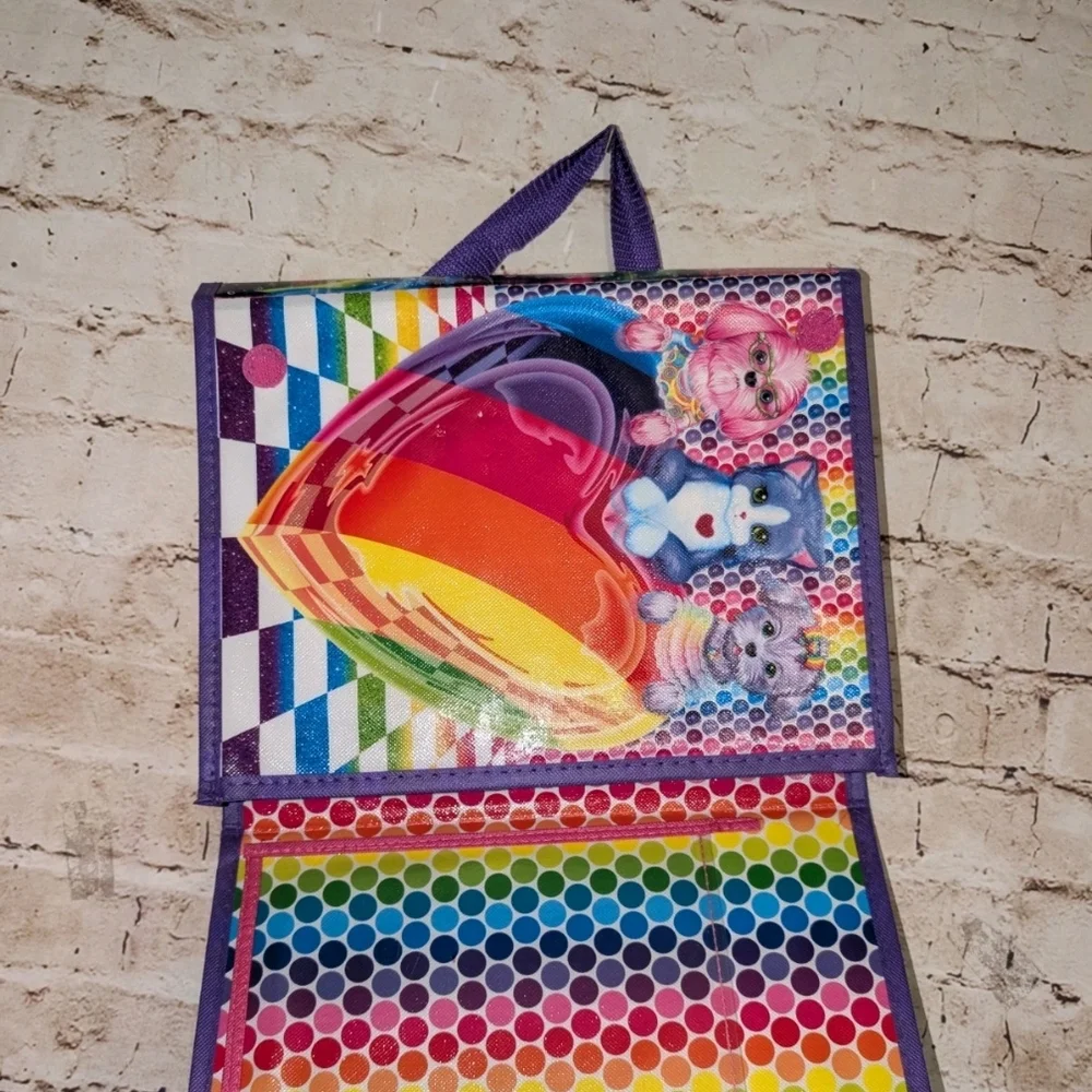 ~Lisa Frank Tikanni trifold portfolio carrying case.